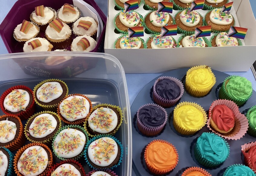 Pride cake sale