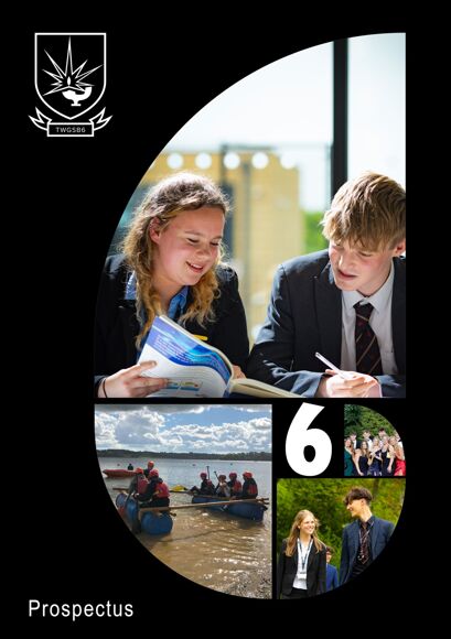 Front cover sixth form prospectus