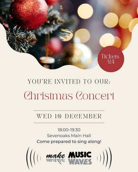 Sevenoaks christmas concert poster