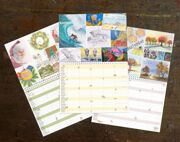 Calendars on desk 2026 mock up